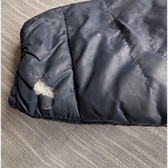 Vintage Ski Jacket Vest Weathercaster 70s 80s Blue Racing Ad Monroe Shocks SizeS - Picture 6 of 16